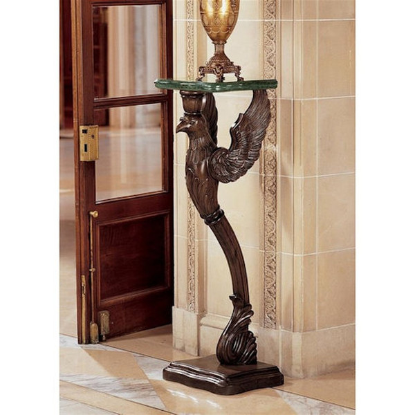 Griffin Of Hanover Pedestal With Marble Wall Pedestal Column Wood